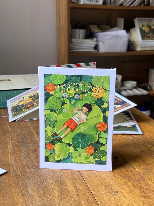 Kid Inside you greeting card