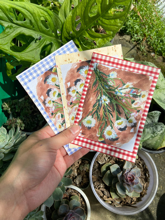 White Daisies Postcards