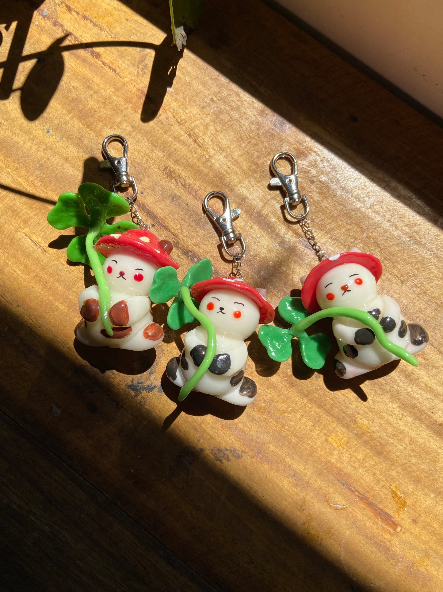 Ichiro with clover keychain