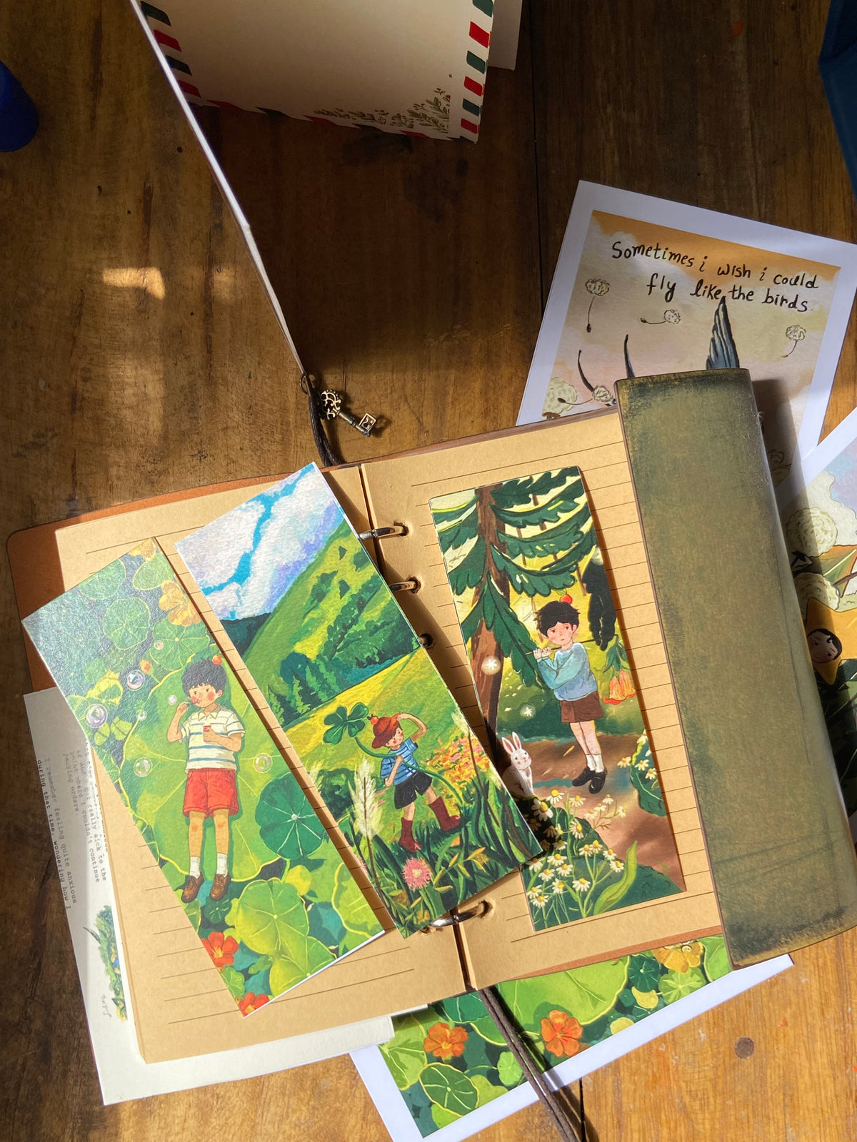 Whimsy forest & Orange boy  Bookmarks
