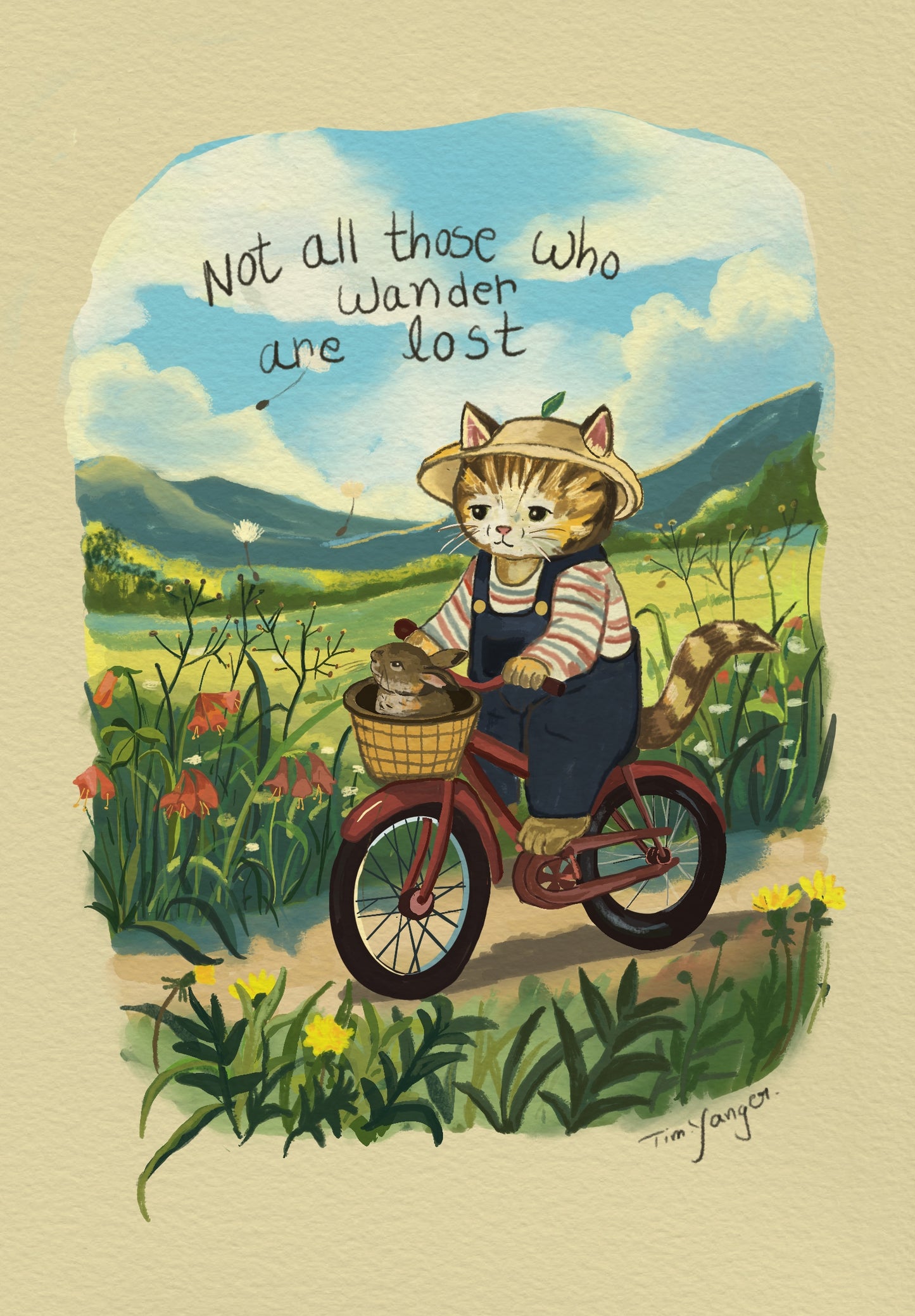 June Prints - Just a wanderer not lost