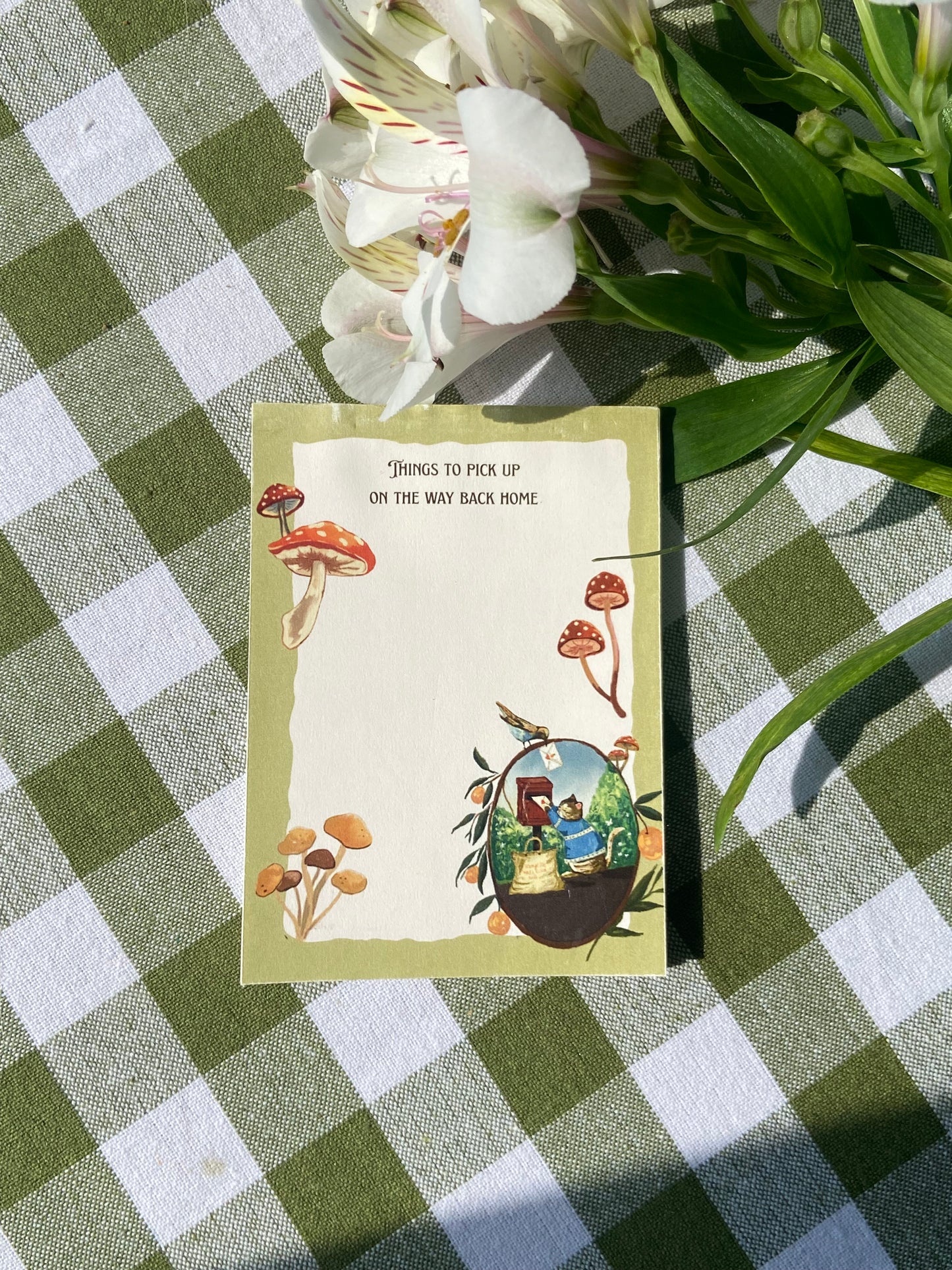 Things to bring home Notepad
