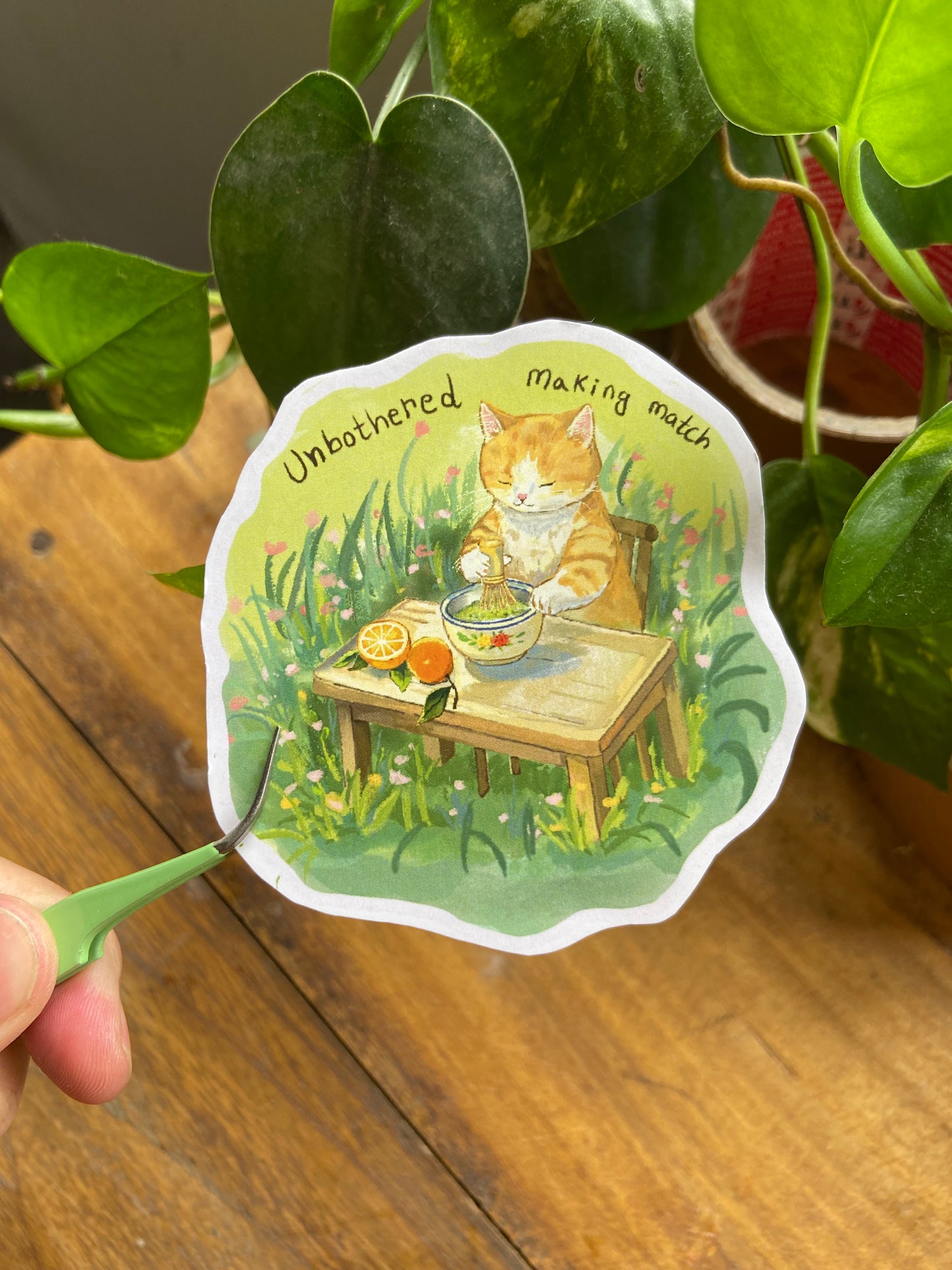 Lost cat stickers set