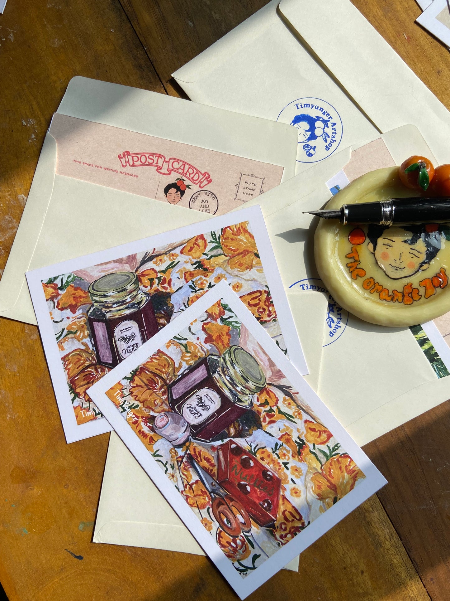 Honey jar and Nutties