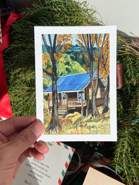 House at Dzüleke, Season greetings postcards