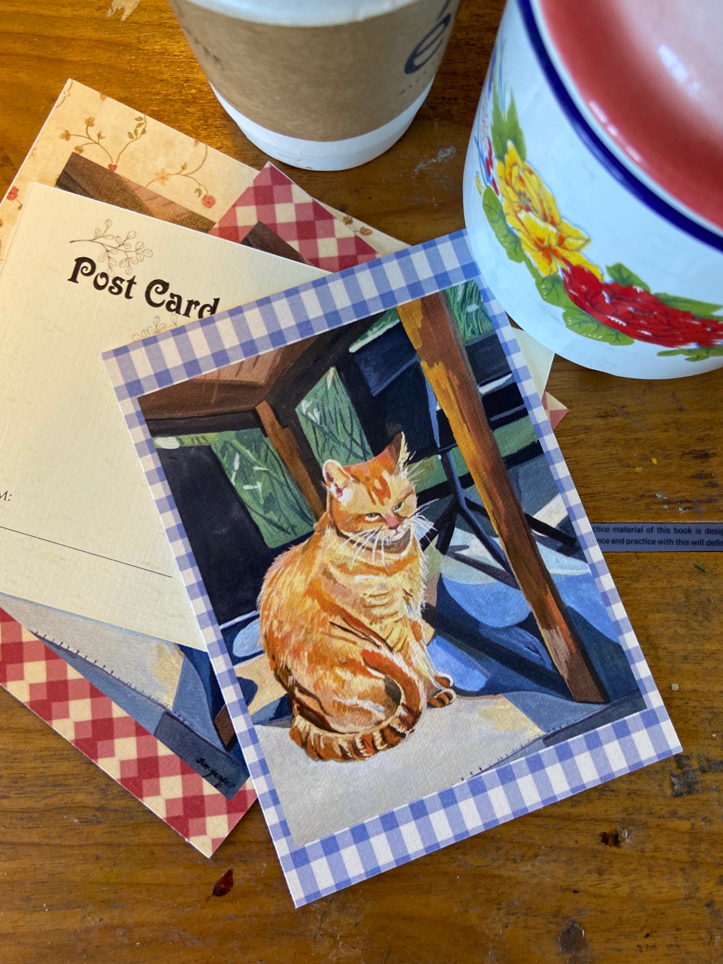 Biggie The cat postcards