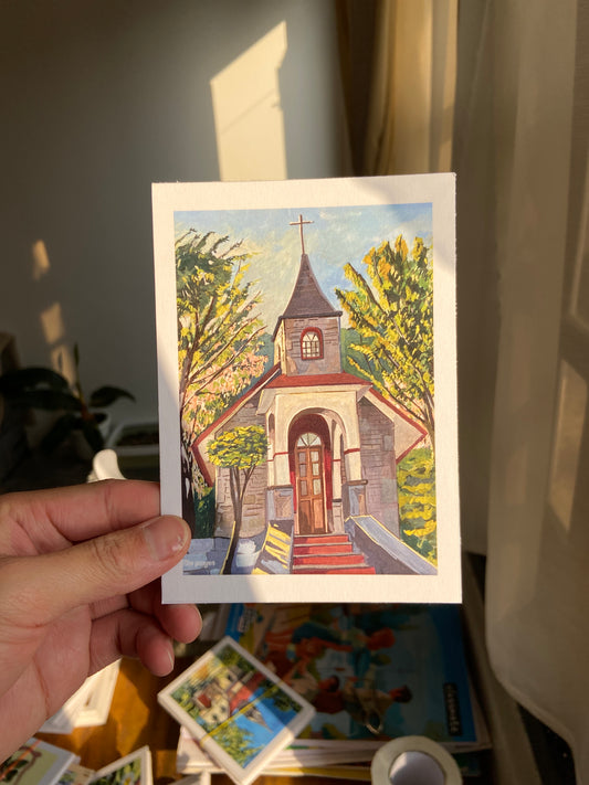 Church at Jakhama Nagaland Postcardss