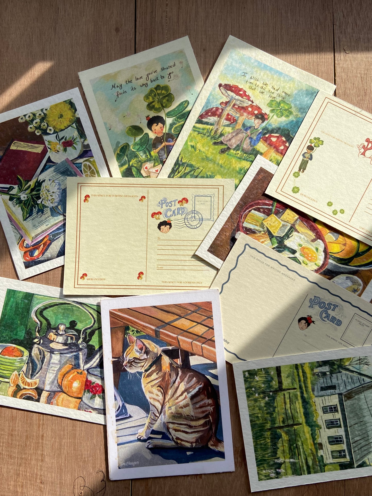 Orange boy 15 Postcard bundle