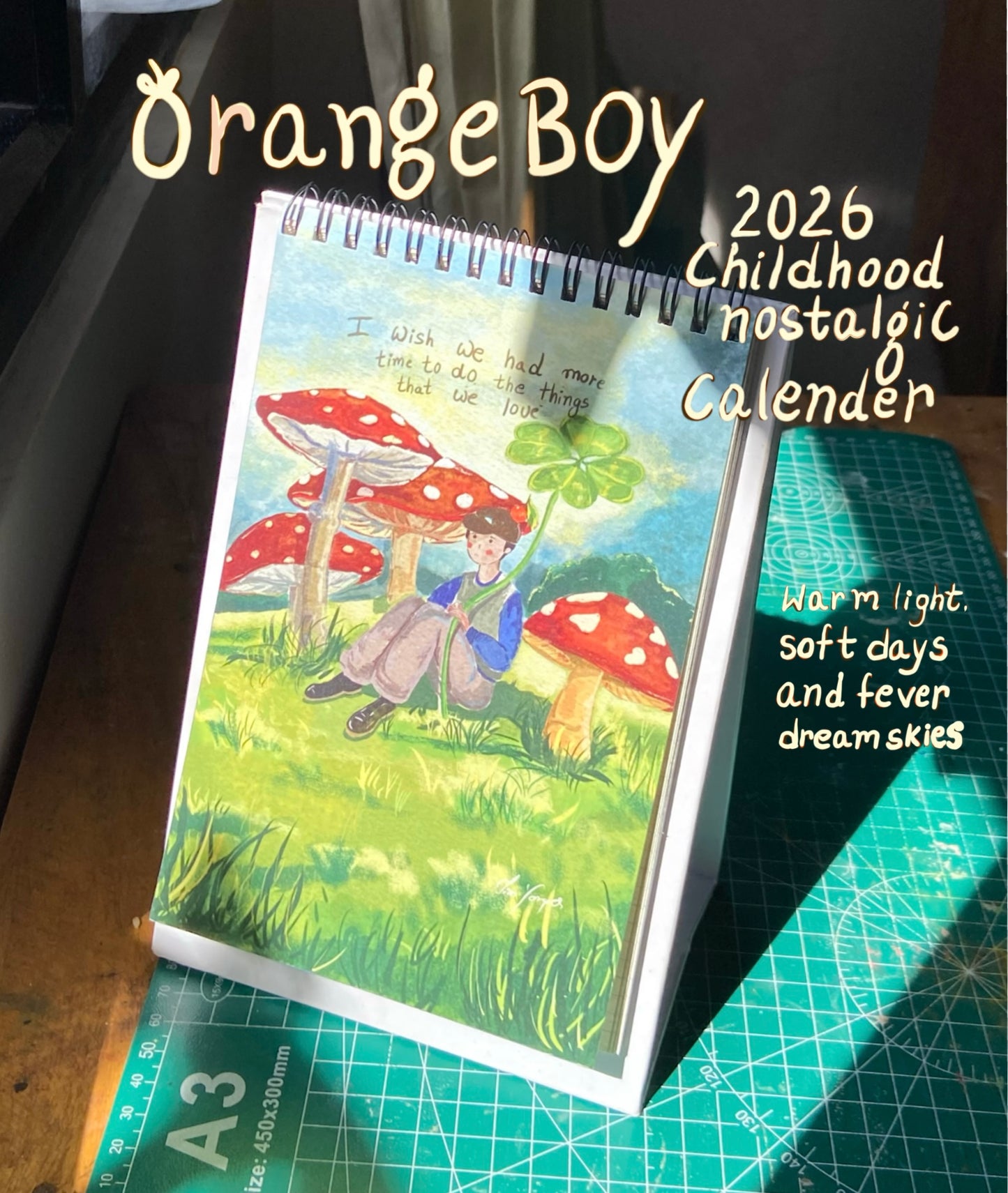 Pre order Orange boy 2026 Nostalgia Calendar